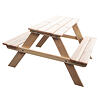 Picknick Kinder-Garten-Set 85 cm, Naturholz ROJAPLAST 12000