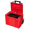 QBRICK SYSTEM PRO Cart 2.0 Rot Ultra HD Werkzeugkoffer mit Rädern