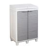 Woodys S Recycling-Schrank, Kunststoff, hellgrau TOOMAX Z0062RF--2500