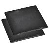 Servierplatten 2 Stk., 20 x 20 cm, Schiefer KESPER 38109