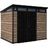 Pent Signature Horizontal Gartenhaus 9x7, 279 x 226 x 216 cm, Esche KETER 259819