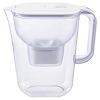 Carbo Wasserfilterkanne, 3 l, Kunststoff, weiß ORION 156019