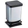 Paso Mülleimer 20 l, silber ROTHO 1754011005