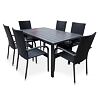 Garten-Essgruppe – Tisch Viking L + 6x Stuhl Paris NOELA 34570505