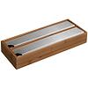 Küchenrollenhalter für Folien 35 x 13 x 5,5 cm, dunkles Bambus KESPER 59044