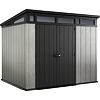 Artisan 9x7 Gartenhaus 277 x 226 x 218 cm, Kunststoff, grau/anthrazit KETER 17204256