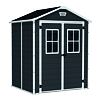 Gartenhaus Manor 6x5 DD mit Fenstern, 185 x 226 x 152 cm, anthrazit KETER 17202483