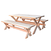 Old Holzset 180 cm, natur ROJAPLAST 245/16