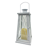 Metall-Lampe mit LED-Kerze 37 x 15 cm Prodex 220095