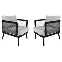 Edinburgh Duo Stühle, Aluminium (2 Stück) ROJAPLAST 614275-2S