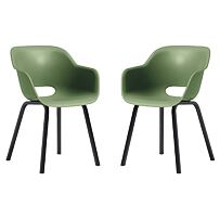 Noa Duo Stuhl 2er-Set, Olivgrün KETER 260032