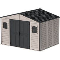 WoodBridge Plus II Gartenhaus 8 m², Vinyl, anthrazit DURAMAX 20225