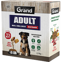 Grand Deluxe Adult mini & kleine Rasse Hovězí 2,5 kg 700012