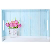 Serviertablett, 50 x 35 x 4,5 cm, Tulpen KESPER 77392