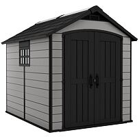 Premier Gartenhaus 759, 252 x 228 x 287 cm, grau/anthrazit KETER 255143