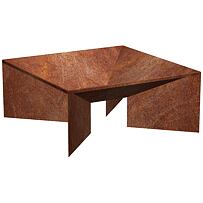 Fokus Gartenfeuerstelle 70 x 70 x 30 cm, corten CORGARDEN 1017