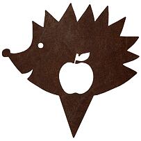 Gartendekoration Igel 20 x 20 cm, Corten CORGARDEN 1043