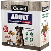 Grand Deluxe Adult mittlere & große Rasse Hovězí 2,5 kg 700013