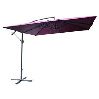 Seitenmarktschirm 270 × 270 cm, bordeaux ROJAPLAST 601/3