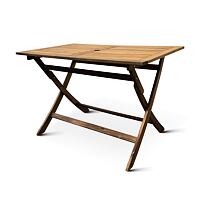 Mandy Klappbarer Gartentisch, 120 x 70 cm, Akazie, braun NOELA 3450404