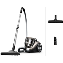 Compact Power XXL 900W Parquet beutelloser Staubsauger, schwarz/beige ROWENTA RO4B30EA