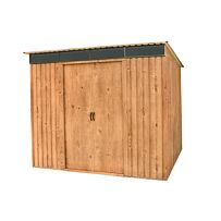 Pent Roof Skylight Gartenhaus 4,7 m², Dekor Eiche DURAMAX 20545