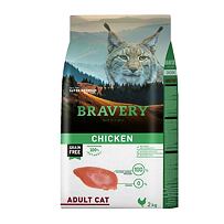Cat ADULT Katzenfutter 2kg - Huhn BRAVERY 2100944