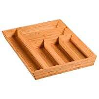 Besteckkasten, 6 Fächer, 35 x 43 x 5 cm, Bambus KESPER 58087
