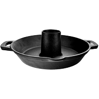 Pfanne für Hähnchen mit Ständer, 28 cm, gusseisern ORION 113208