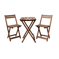 Coffee Bistro set - Holz ROJAPLAST 11280