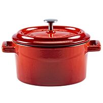 Topf Ø 10 cm, 0,35 l, gusseisen, rot LAVA METAL LVYTC10K2R