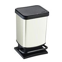 Paso Mülleimer 20 l, Weiß ROTHO 1754011007