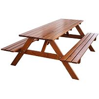 Piknik Gartenset 200 cm, lackiert ROJAPLAST 245/20