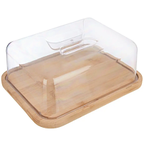 Servierbrett mit Haube 28×22×11 cm, Bambus ORION 126849