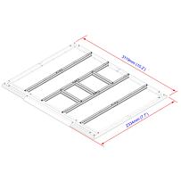 Bodenprofile für Gartenhäuser 7,8 m² DURAMAX 57202