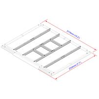 Bodenprofile für Gartenhäuser 7,8 m2 Duramax 57202