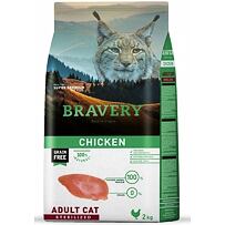 Cat STERILIZED Katzenfutter 2kg - Huhn BRAVERY 2100943