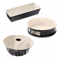 BACK-TREND Set mit 3 in 1 Backformen DR.OETKER 4869