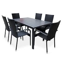 Garten-Essgruppe – Tisch Viking L + 6x Stuhl Paris NOELA 34570505