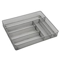 Besteckkasten, 6 Fächer, 37 x 30,5 x 5,5 cm, Metall KESPER 90183