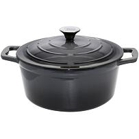 Topf mit Deckel Ø 26 cm, gusseisern, grau ELO 33626