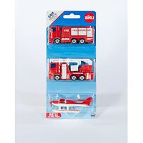 SIKU Blister - Feuerwehrmann-Set, 3 Stück 10430401