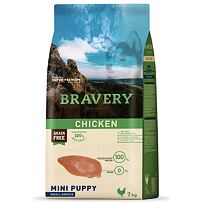 Dog PUPPY mini Hundefutter 7kg - Huhn BRAVERY 1003502