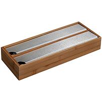 Küchenrollenhalter für Folien 35 x 13 x 5,5 cm, dunkles Bambus KESPER 59044