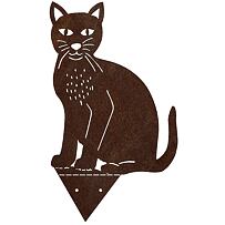 Gartendekoration Katze 37 × 21 cm, Corten CORGARDEN 1069