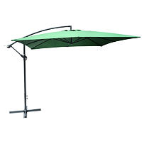 Seitenmarktschirm 270 × 270 cm, grün ROJAPLAST 601/1