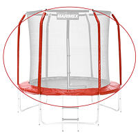 Trampolin-Randabdeckungen und -Stangenpolster Set - ø 305 cm, rot MARIMEX 19000774