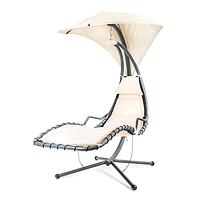 Sanremo Hängesessel Schaukelstuhl 200 x 125 x 195 cm, Beige HAPPY GREEN 50329000
