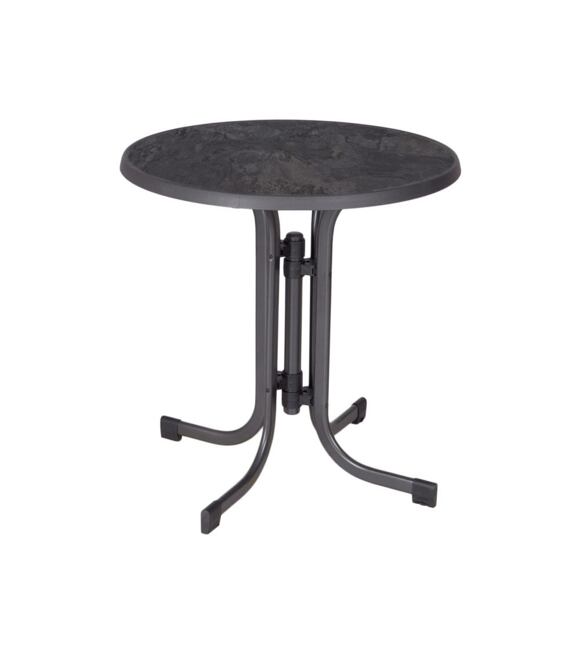 Pizarra Gartentisch, ø 70 cm, metall DAJAR 127/6