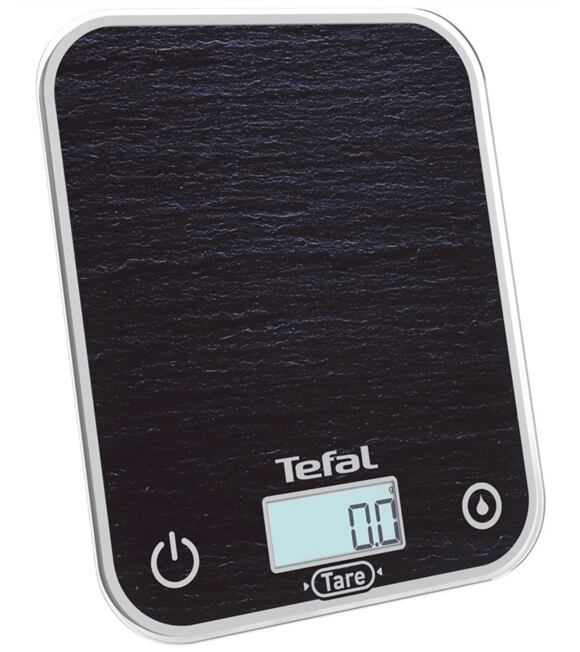 Optiss Digitale Küchenwaage, Glas, schwarz TEFAL BC50D2V0